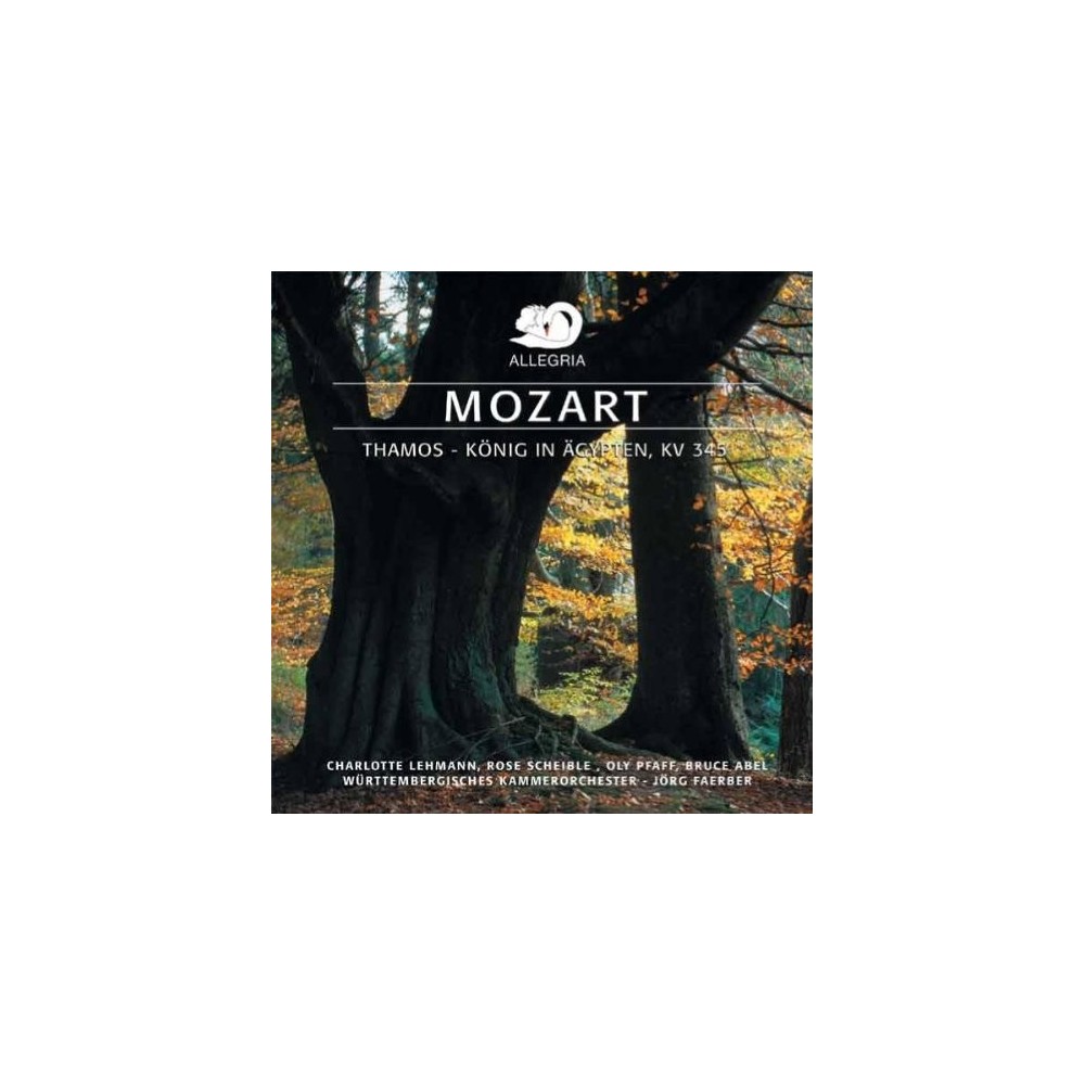 MOZART - Faerber - Thamos, König in Ägypten (Thamos, roi d'Egypte), musi
